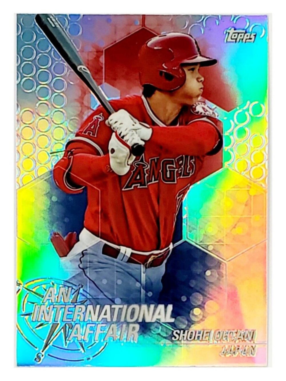 SHOHEI OHTANI ROOKIE REFRACTOR 2018 TOPPS CHROME UPDATE #IA-SO, ANGELS, DODGERS